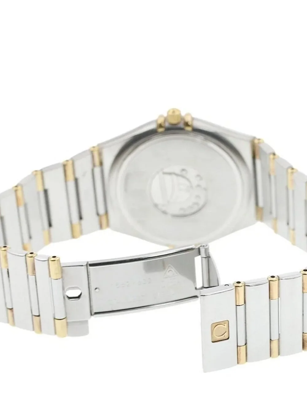 OMEGA Constellation 1312.10 date half bar gold Dial Quartz Men's Watch_913651